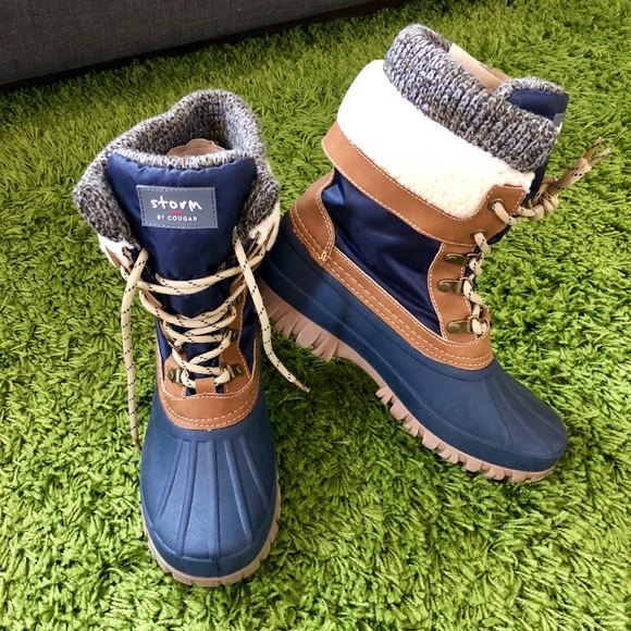 cougar creek duck boot navy